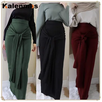 Muslim High Waist Long Skirt Women Lace-up Skinny Slim Pencil Skirts Fashion Ankle-length Party Islamic Clothing Bow Maxi Skirts 
Muslim High Waist Long Skirt Women Lace-up Skinny Slim Pencil Skirts Fashion Ankle-length Party Islamic Clothing Bow Maxi Skirts