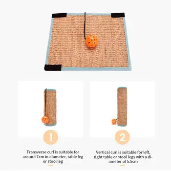 High Quality Sisal Cat Scratch Board Cat Scratcher Kitten Mat Climbing Tree Chair Table Mat Furniture Protector Cat Play Toys
High Quality Sisal Cat Scratch Board Cat Scratcher Kitten Mat Climbing Tree Chair Table Mat Furniture Protector Cat Play Toys