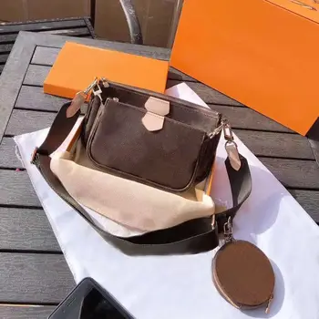 New Fashion One Shoulder Women Bag Slant Span Chain Small Bag Three In One Classic Design Luxury Bag 
New Fashion One Shoulder Women Bag Slant Span Chain Small Bag Three In One Classic Design Luxury Bag