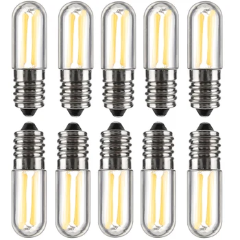 10Pcs / lot Mini E14 E12 LED Fridge Freezer Filament Light COB Dimmable Bulbs 1W 2W 4W Lamp Cold Warm White Lamps Lighting
10Pcs / lot Mini E14 E12 LED Fridge Freezer Filament Light COB Dimmable Bulbs 1W 2W 4W Lamp Cold Warm White Lamps Lighting