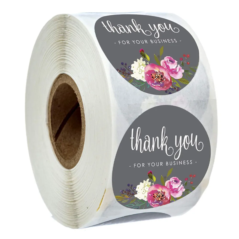 500pcs/roll Round Flower Thank You Stickers Scrapbooking For Package Seal Labels Custom Sticker Decoration Wedding Sticker
500pcs/roll Round Flower Thank You Stickers Scrapbooking For Package Seal Labels Custom Sticker Decoration Wedding Sticker