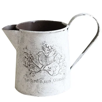 1PC Wrought Iron Flower Pot Iron Flower Bucket Vintage Style Bucket for Office Balcony Garden Home 
1PC Wrought Iron Flower Pot Iron Flower Bucket Vintage Style Bucket for Office Balcony Garden Home