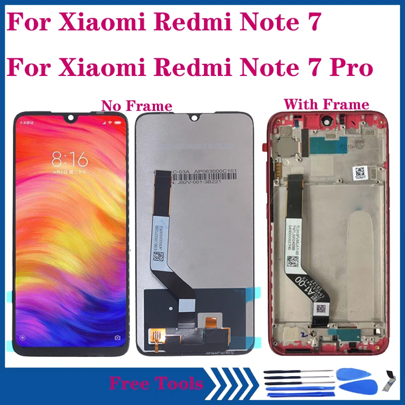 6.3" AAA Quality LCD For Xiaomi redmi note 7 LCD Display Touch Screen Replacement For Redmi note 7 Pro LCD Repair kit with frame
6.3" AAA Quality LCD For Xiaomi redmi note 7 LCD Display Touch Screen Replacement For Redmi note 7 Pro LCD Repair kit with frame