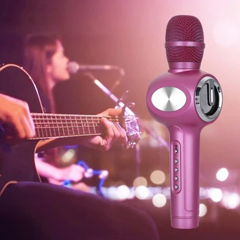 Wireless Microphone Bluetooth Mikrofon Karaoke Machine Support Duet Singing For IOS Android Phone
Wireless Microphone Bluetooth Mikrofon Karaoke Machine Support Duet Singing For IOS Android Phone