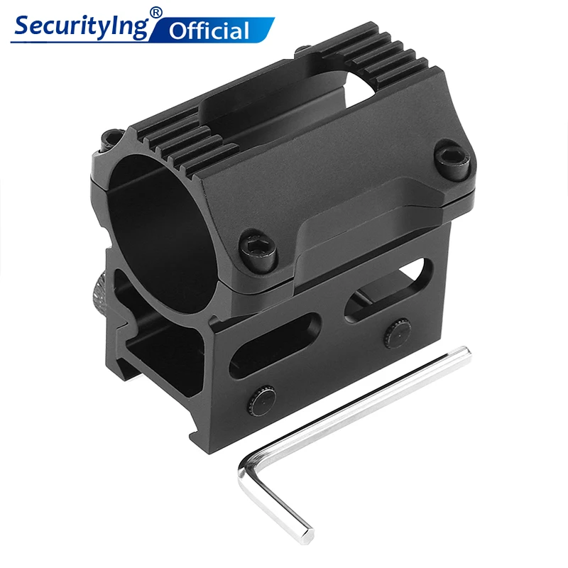 SecurityIng Flashlight Mount Holder 25MM Portable Durable Adjustable Gun Clip with Allen Key and Ring Type for Flashlight
SecurityIng Flashlight Mount Holder 25MM Portable Durable Adjustable Gun Clip with Allen Key and Ring Type for Flashlight