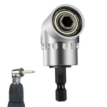 105 Degree Right Angle Drill Attachment and Flexible Angle Extension Bit Kit for Drill or Screwdriver 1/4" Socket Adapter Tool
105 Degree Right Angle Drill Attachment and Flexible Angle Extension Bit Kit for Drill or Screwdriver 1/4" Socket Adapter Tool