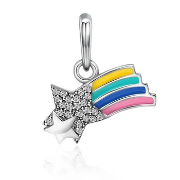 2019 NEW 100% 925 Sterling Silver Beautiful Star Rainbow Charm Pendant Original Jewelry Charming Women Jewelry Factory Direct
2019 NEW 100% 925 Sterling Silver Beautiful Star Rainbow Charm Pendant Original Jewelry Charming Women Jewelry Factory Direct