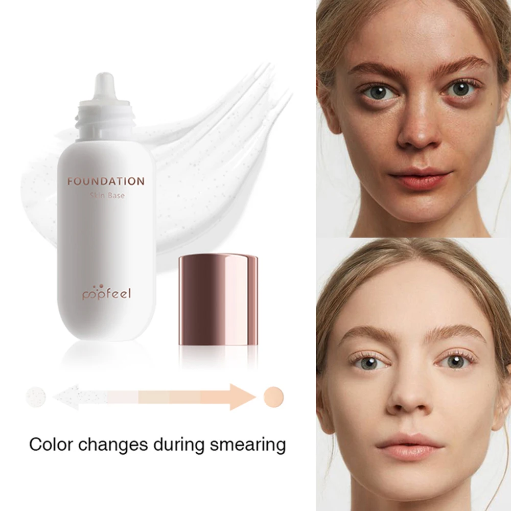 2020 Popfeel New Face Foundation Color Changing Liquid Foundation Oil-control Primer Makeup Base Cream Lazy Beauty Cosmetics
2020 Popfeel New Face Foundation Color Changing Liquid Foundation Oil-control Primer Makeup Base Cream Lazy Beauty Cosmetics