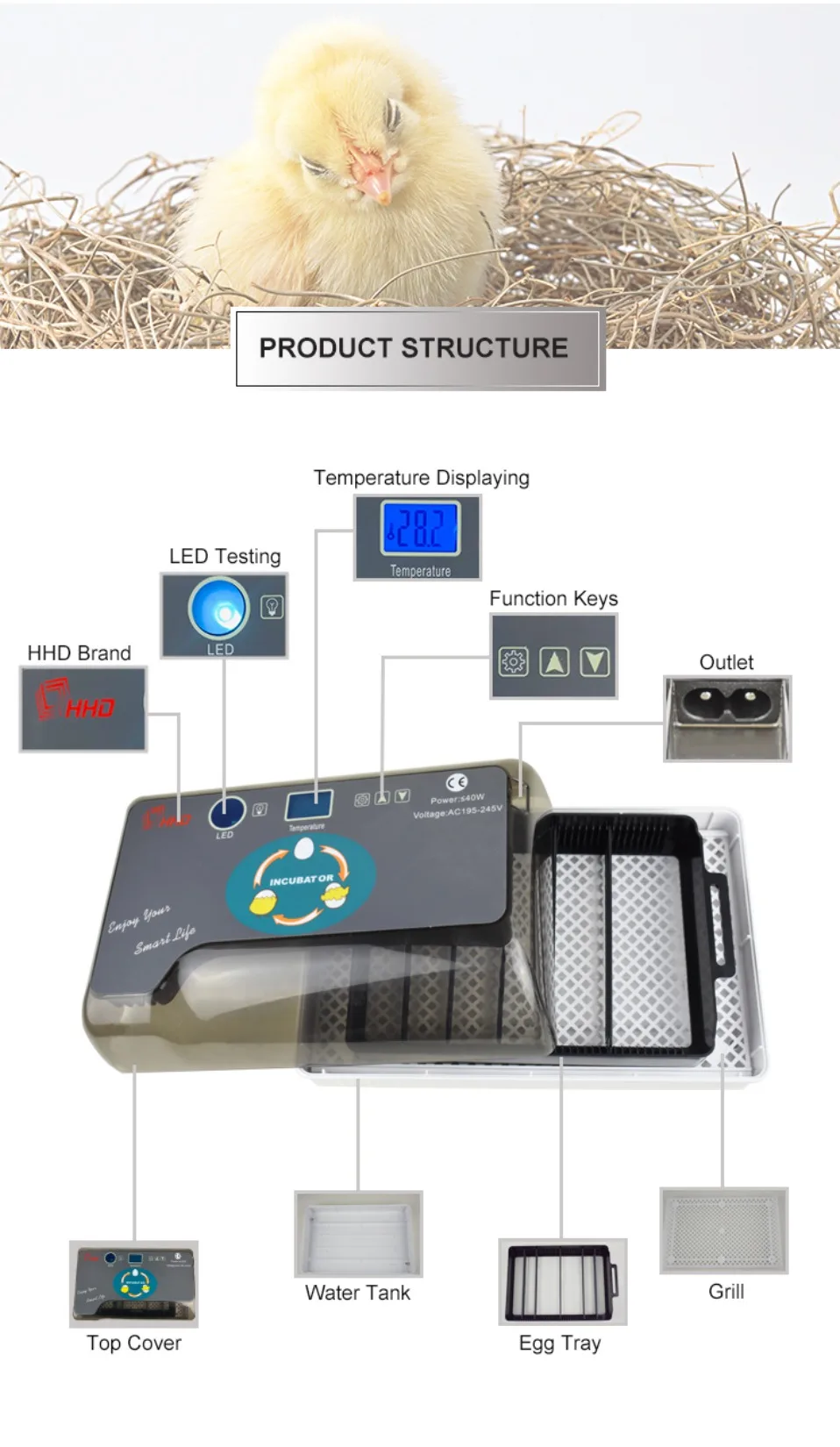 Newest Farm Hatchery Incubator Brooder Machine 4-35 Egg Hatchers Cheap Price Chicken Automatic Eggs Incubator Bird Quail Brooder Newest Farm Hatchery Incubator Brooder Machine 4-35 Egg Hatchers Cheap Price Chicken Automatic Eggs Incubator Bird Quail Brooder