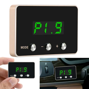 Electronic Throttle Controller 9 MODE Pedal Accelerator Fuel-efficient LED Display Screen For TOYOTA CHRYSLER CITROEN
Electronic Throttle Controller 9 MODE Pedal Accelerator Fuel-efficient LED Display Screen For TOYOTA CHRYSLER CITROEN