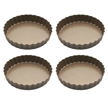 Mini Tart Pan Set,5.5-Inch with Removable Loose Bottom Non-Stick Round Quiche Bakeware for Oven and Instant Baking
Mini Tart Pan Set,5.5-Inch with Removable Loose Bottom Non-Stick Round Quiche Bakeware for Oven and Instant Baking