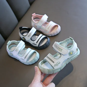 Girls Small Daisies Sandals 2020 New Summer Breathable Toe Closed Mesh Sandals Boys Anti-Slippery Beach Shoes Chaussure Enfant
Girls Small Daisies Sandals 2020 New Summer Breathable Toe Closed Mesh Sandals Boys Anti-Slippery Beach Shoes Chaussure Enfant