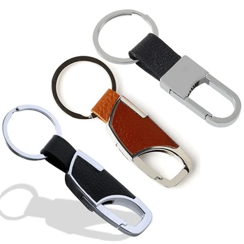 New Men Leather Key Chain Metal Car Key Ring Keys Holder Waist Hanged Key Rings Leather Keyrings Keychain
New Men Leather Key Chain Metal Car Key Ring Keys Holder Waist Hanged Key Rings Leather Keyrings Keychain