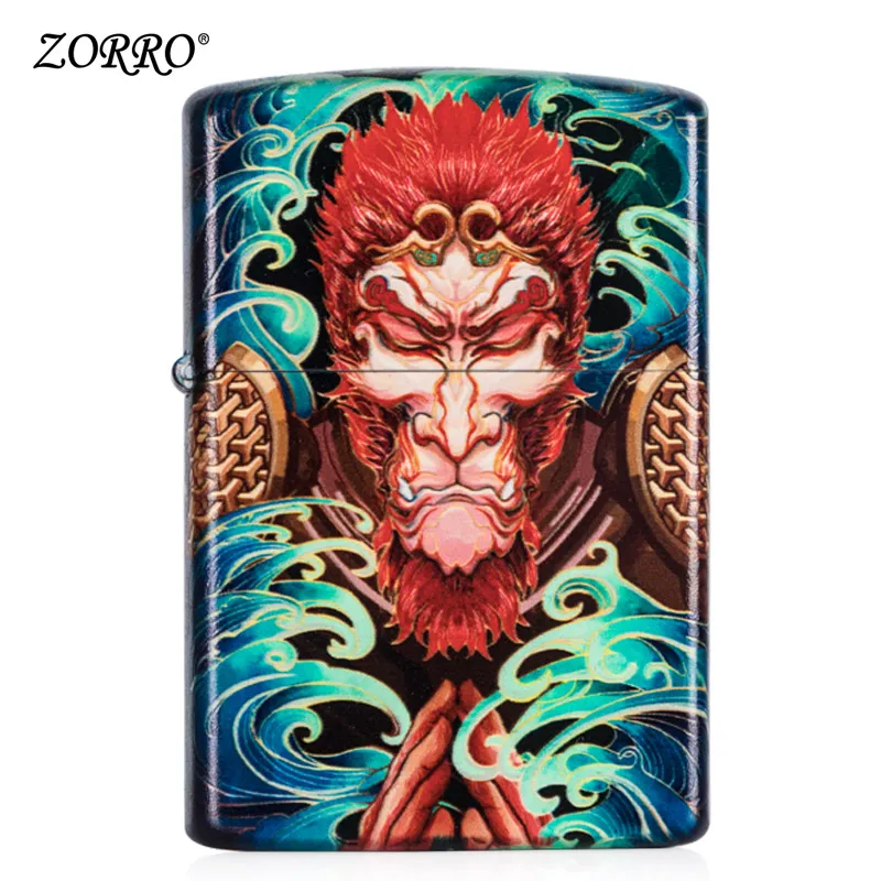 Zorro kerosene lighter creative wind proof pure copper grinding wheel hidden traveler personality retro lighter for boyfriend
Zorro kerosene lighter creative wind proof pure copper grinding wheel hidden traveler personality retro lighter for boyfriend