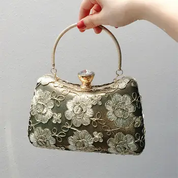 Embroidery Women Handbag Flower Accessory Metal Day Clutches Party Wedding Evening Bags Party Purse
Embroidery Women Handbag Flower Accessory Metal Day Clutches Party Wedding Evening Bags Party Purse