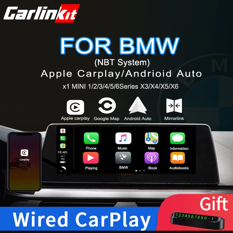 Carlinkit Modified Carplay Module Mirrorlink for BMW 1/2/3/4/5/MINI X1/X2/X3/X4/X5/X6 With NBT System wried Carplay/Android Auto
Carlinkit Modified Carplay Module Mirrorlink for BMW 1/2/3/4/5/MINI X1/X2/X3/X4/X5/X6 With NBT System wried Carplay/Android Auto
