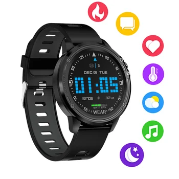 L8 Smart Watch ECG+PPG Heart Rate O2 Sleep Monitor IP68 Sport Mode bluetooth Music Control Weather Smart Watch Fitness Men Women
L8 Smart Watch ECG+PPG Heart Rate O2 Sleep Monitor IP68 Sport Mode bluetooth Music Control Weather Smart Watch Fitness Men Women