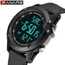 

PANARS Casual Men Digital Watch Sports Chronograph Waterproof Alarm Clock LED Wrist Watch Relogio Masculino Dual Time Watch