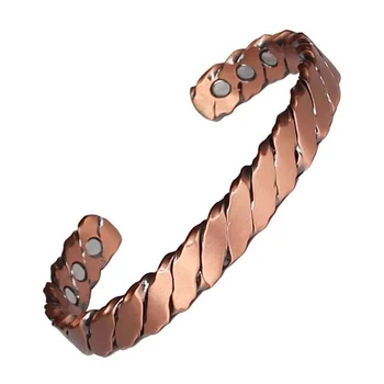 Cure Rheumatism Bracelet Medical Energy Health Magnetite Pure Red Copper Bangles Therapy Arthriti Cuff Natural Relief Joint Pain
Cure Rheumatism Bracelet Medical Energy Health Magnetite Pure Red Copper Bangles Therapy Arthriti Cuff Natural Relief Joint Pain