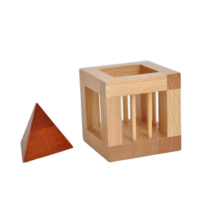 Adult Classical Wooden Educational Toys Burr Puzzle Luban Lock Cage-out-of-Drilling Inverted Triangle Building Blocks
Adult Classical Wooden Educational Toys Burr Puzzle Luban Lock Cage-out-of-Drilling Inverted Triangle Building Blocks