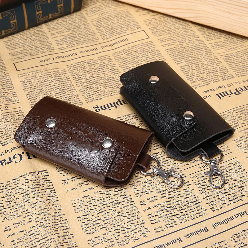 Leather Key Case Contains 6 Hanging Buckles Multi-function Car Key Hanging Key Set Cover for Key
Leather Key Case Contains 6 Hanging Buckles Multi-function Car Key Hanging Key Set Cover for Key