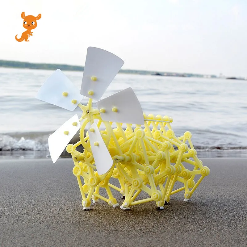 1pc Wind power beast Bionic invention diy small toy manual robot Puzzle science experiment textbook child Assembled block gift
1pc Wind power beast Bionic invention diy small toy manual robot Puzzle science experiment textbook child Assembled block gift
