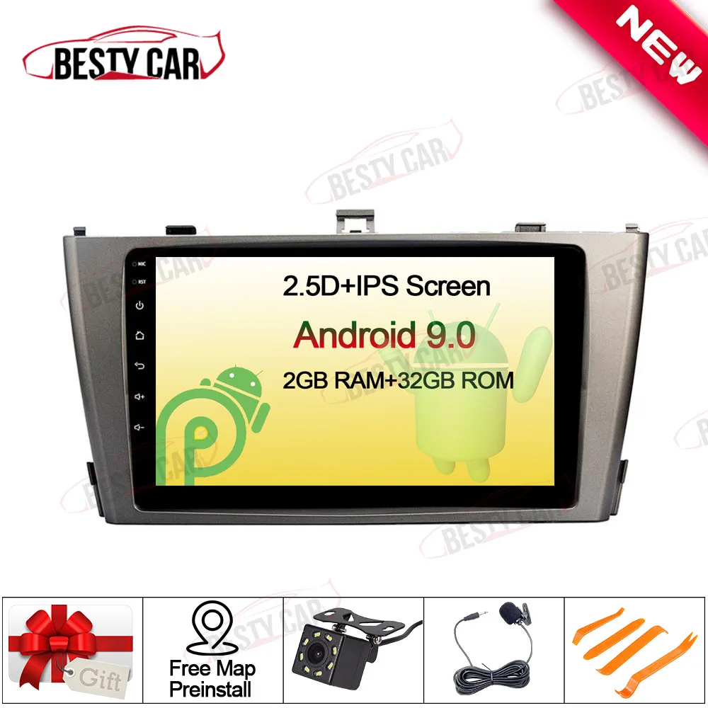 9" Android 9.0 Car Multimedia Player Stereo Radio GPS Navigation for Toyota Avensis 2009-2013 Head Unit 2.5D+IPS
9" Android 9.0 Car Multimedia Player Stereo Radio GPS Navigation for Toyota Avensis 2009-2013 Head Unit 2.5D+IPS