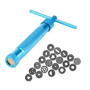 Stainless Steel Sugar Paste Extruder Craft Gun DIY Craft Pottery Clay Extruder Fondant Cake Slime Pastry Gun Modeling Tool
Stainless Steel Sugar Paste Extruder Craft Gun DIY Craft Pottery Clay Extruder Fondant Cake Slime Pastry Gun Modeling Tool