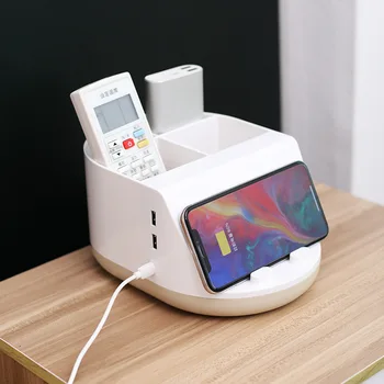 Multi-Function Wireless Charging Storage Box Desktop Finishing Box Office Desk Top Remote Control Creative Pen Holder Boxes
Multi-Function Wireless Charging Storage Box Desktop Finishing Box Office Desk Top Remote Control Creative Pen Holder Boxes