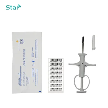 New Popular Type Small Size Microchip PP Animal ID Syringe 2.12x12mm RFID Glass Tag EM4305 Imported Chip for Animal Identificate
New Popular Type Small Size Microchip PP Animal ID Syringe 2.12x12mm RFID Glass Tag EM4305 Imported Chip for Animal Identificate
