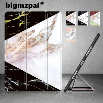 bigmzpai New case for iPad Pro 10.5 Marble Pattern Tri-Fold PU Leather Front Smart Cover stand TPU Soft Back table Case Cover
bigmzpai New case for iPad Pro 10.5 Marble Pattern Tri-Fold PU Leather Front Smart Cover stand TPU Soft Back table Case Cover