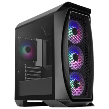 Aerocool AEROONEMINIFROST, MicroATX PC box, 4x FRGB fans, tempered glass Panel & front grille, in black and white
Aerocool AEROONEMINIFROST, MicroATX PC box, 4x FRGB fans, tempered glass Panel & front grille, in black and white
