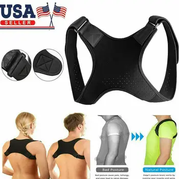 Posture Corrector for Men and Women Unisex Breathable Clavicle Back Posture Corrector Shoulder Support Brace Adult Back Trainer
Posture Corrector for Men and Women Unisex Breathable Clavicle Back Posture Corrector Shoulder Support Brace Adult Back Trainer