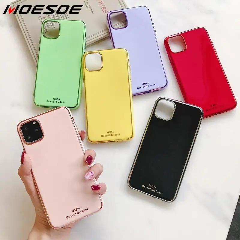 Slim Plating TPU Silico Case For iPhone 11 Pro XS MAX XR X 8 7 6 6s s Plus Case Protection Soft Case Electroplated Phone Cover
Slim Plating TPU Silico Case For iPhone 11 Pro XS MAX XR X 8 7 6 6s s Plus Case Protection Soft Case Electroplated Phone Cover