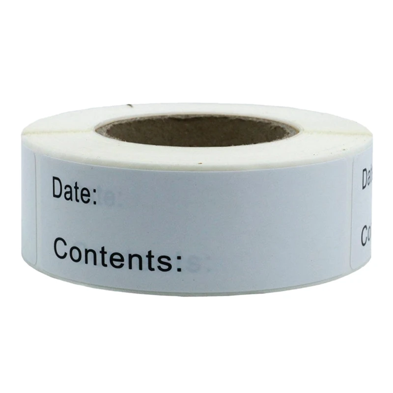 NEW-1 Roll Of 125 Pcs Self-Adhesive Removable Freezer Refrigerator Food Storage Paper Sticker Labels White 25X75Mm
NEW-1 Roll Of 125 Pcs Self-Adhesive Removable Freezer Refrigerator Food Storage Paper Sticker Labels White 25X75Mm