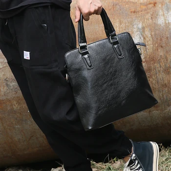 Xiao.P High quality PU Leather Handbag Men Casual Messenger Bag Business laptop Bag Briefcase Shoulder Bag Black square Bag
Xiao.P High quality PU Leather Handbag Men Casual Messenger Bag Business laptop Bag Briefcase Shoulder Bag Black square Bag