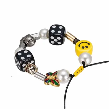 Boy Girl Casual Fashion Smiley Pearl Bracelet Accessories Skull Adjustable Bracelet
Boy Girl Casual Fashion Smiley Pearl Bracelet Accessories Skull Adjustable Bracelet