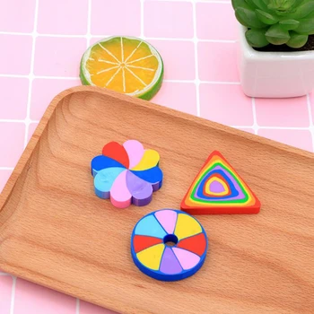 2 Pcs/set Rainbow Color Rubber Pencil Erasers Office Stationery Learning Drawing Sketch Eraser School Student Gift
2 Pcs/set Rainbow Color Rubber Pencil Erasers Office Stationery Learning Drawing Sketch Eraser School Student Gift