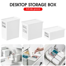 Desktop Storage Box Organizer with Flip Top Detergent Container Accessories Holder for Home Bathroom Bedroom Office
Desktop Storage Box Organizer with Flip Top Detergent Container Accessories Holder for Home Bathroom Bedroom Office