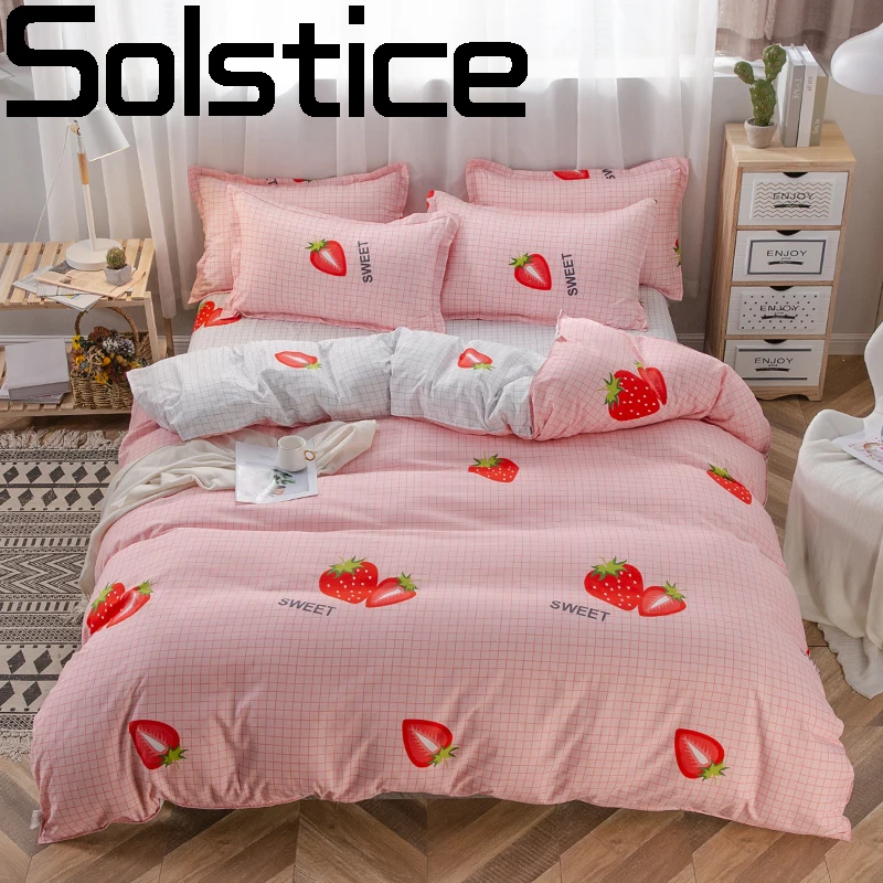 Solstice Juvenile Bedding Sets Bed Sheet Duvet Cover Pillowcases Flowers Coverlet Sets Bed Linings Single Bed Size 3/4pcs
Solstice Juvenile Bedding Sets Bed Sheet Duvet Cover Pillowcases Flowers Coverlet Sets Bed Linings Single Bed Size 3/4pcs
