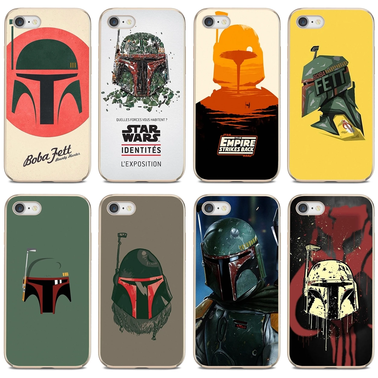Дизайн-d-видео-звезда-C-wars Боба Фетт для iPhone 10 11 12 мини-видеокамера-регистратор с