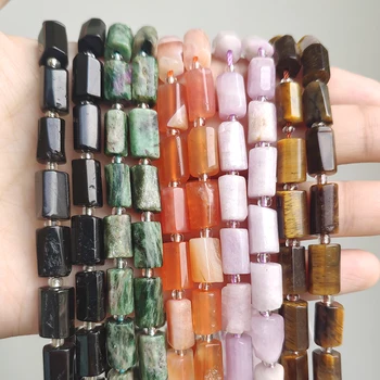 Natural Emeralds Agates Apatite Stone Beads Cylinder Shape Loose Beads for Jewelry Making DIY Charms BraceletAccessories 7.5''
Natural Emeralds Agates Apatite Stone Beads Cylinder Shape Loose Beads for Jewelry Making DIY Charms BraceletAccessories 7.5''