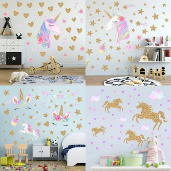 US STOCK Rainbow Unicorn Wall Sticker Girl Bedroom Mural Art Decal Nursery Home DIY Decor
US STOCK Rainbow Unicorn Wall Sticker Girl Bedroom Mural Art Decal Nursery Home DIY Decor
