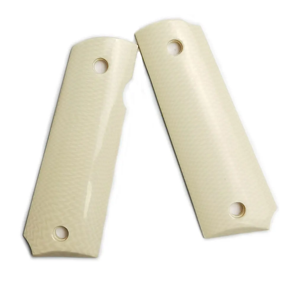 TOtrait 1 Pair Colt 1911 Professional G10 Knife Handles Patch Textured Material DIY Scales Non-slip Blanks For 1911 White Grips
TOtrait 1 Pair Colt 1911 Professional G10 Knife Handles Patch Textured Material DIY Scales Non-slip Blanks For 1911 White Grips