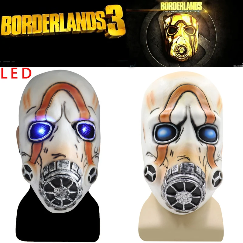 2/style Psycho Bandit LED Mask Cosplay Props Krieg Latex Women Men Halloween Party Borderlands 3 Masks 
2/style Psycho Bandit LED Mask Cosplay Props Krieg Latex Women Men Halloween Party Borderlands 3 Masks