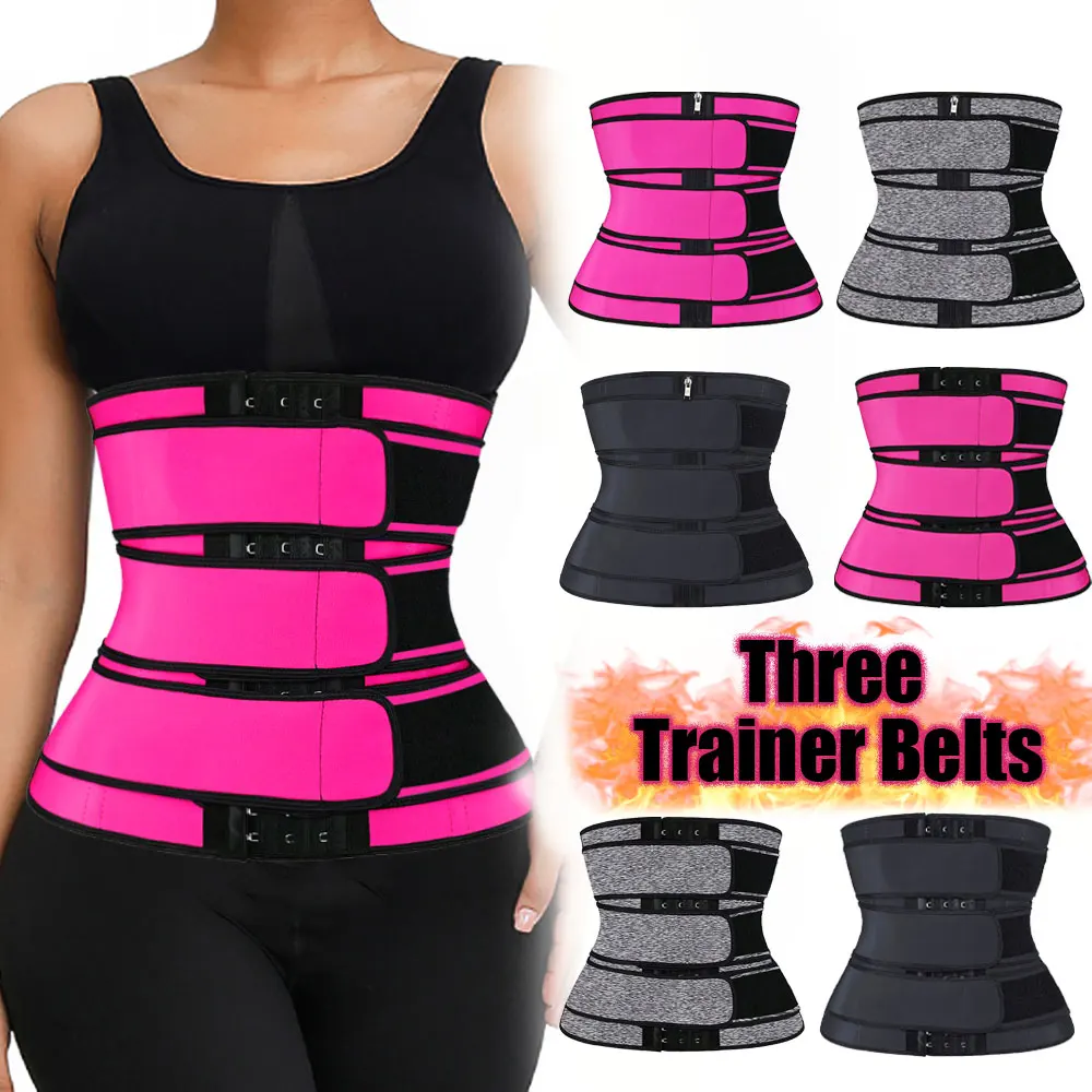 Neoprene Sweat Body Shaper Belts Three Waist Trainer Belt Shaping Colombian Girdles Adjustable Slimming Tummy Trimmer Corset
Neoprene Sweat Body Shaper Belts Three Waist Trainer Belt Shaping Colombian Girdles Adjustable Slimming Tummy Trimmer Corset