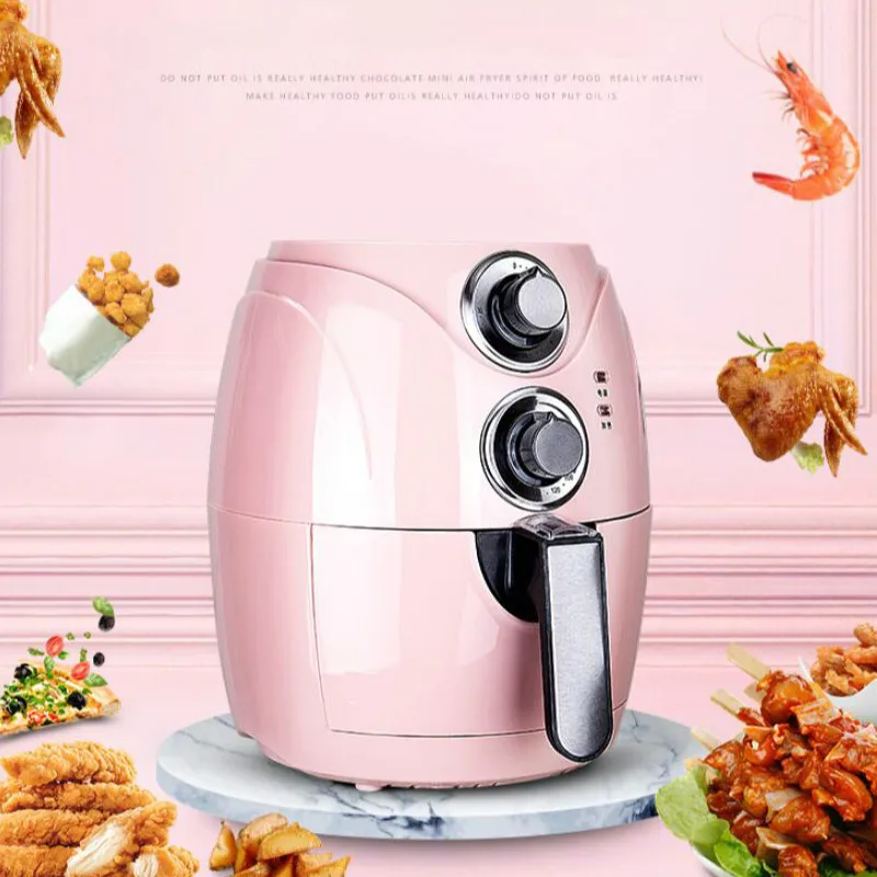2.5L Air Fryer Fries Machine Household Small Capacity Fully Automatic Intelligent No Fuel Electric Fryer Oven
2.5L Air Fryer Fries Machine Household Small Capacity Fully Automatic Intelligent No Fuel Electric Fryer Oven
