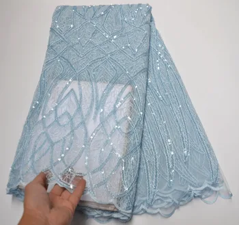2019 high quality sequence French Nigerian sequins net African tulle mesh sequence lace fabric for dress 5yards/lot TG-9D
2019 high quality sequence French Nigerian sequins net African tulle mesh sequence lace fabric for dress 5yards/lot TG-9D