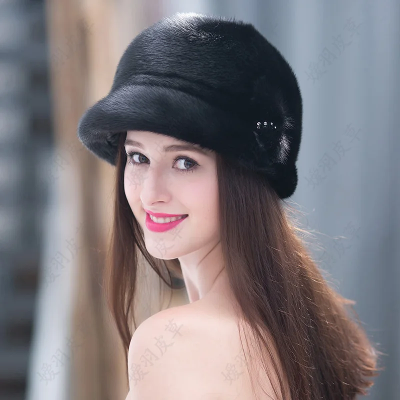 New Winter Warm Mink Hat Women's Mink Whole Mink Hat Real Fur Winter Ear Fur Hat
New Winter Warm Mink Hat Women's Mink Whole Mink Hat Real Fur Winter Ear Fur Hat