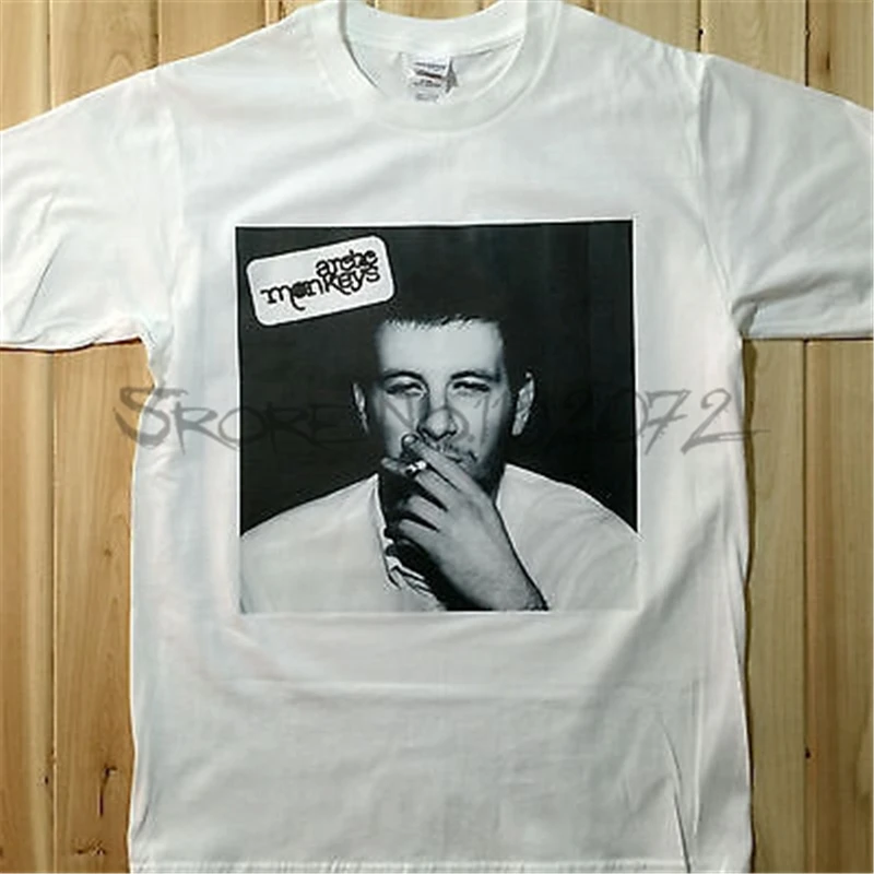 Arctic Monkeys/футболка с надписью What I'm Not мужская белая футболка унисекс летние